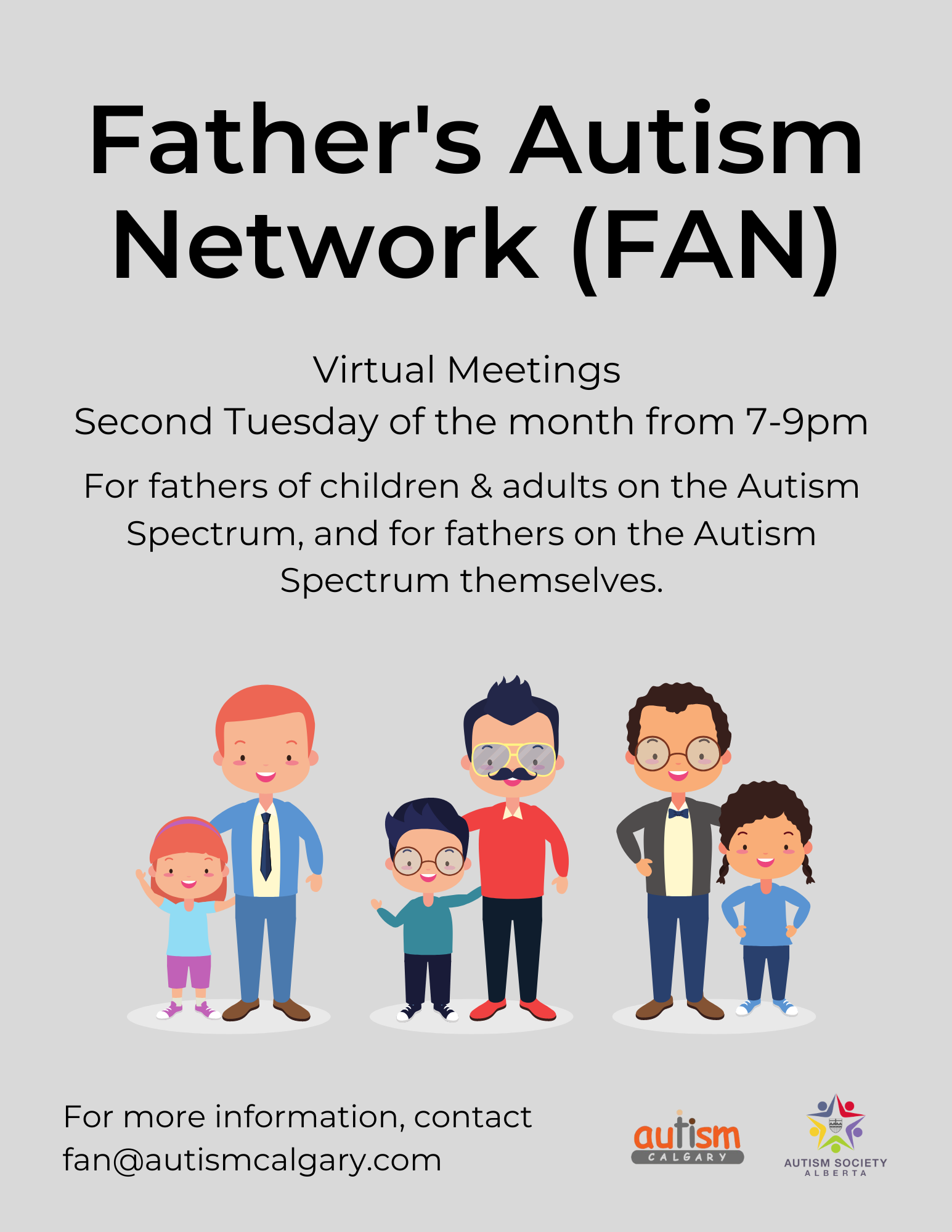Father's Autism Network Poster