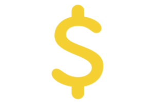 Yellow dollar sign